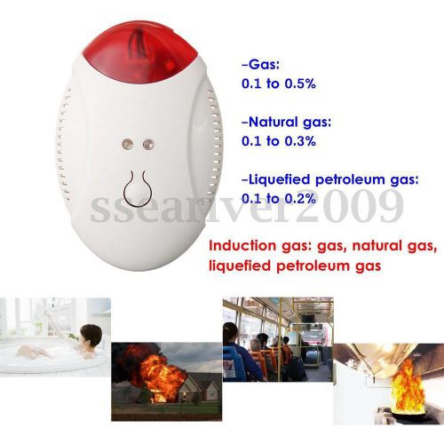 Carbon Monoxide Alarm Detector Home Safety Poisoning Gas leak Sensor Fireproof