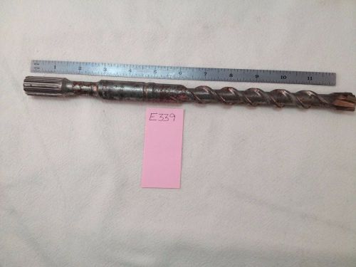 New 3/4&#034; diameter bosch spline sh carbide tip hammer drill bit 11&#034; german e339 for sale