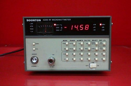Boonton RF Microwattmeter - Model 4200 (POWERS ON)