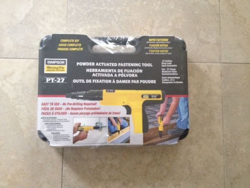 Brand New Simpson Strong-Tie PT-27 .27 Caliber Powder Actuated Nail Tool Kit