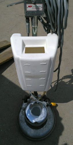 17 inch slow speed floor scrubber with shampoo tank for sale