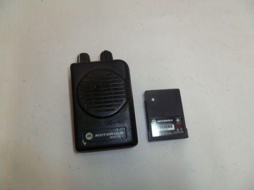 Working Motorola Minitor V Stored Voice Fire EMS Pager 151-158.9 MHz VHF d