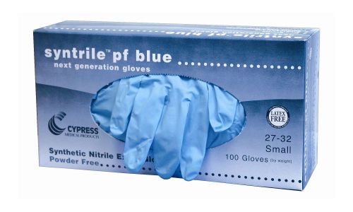 Exam glove syntrile® pf blue nonsterile powder free (xl) for sale