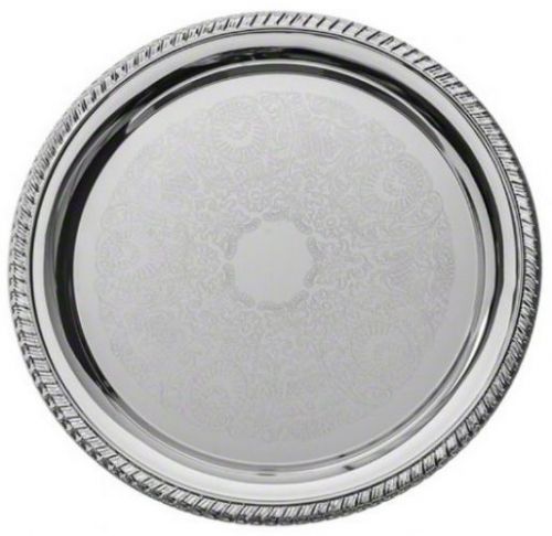 American Metalcraft STRD210 Affordable Elegance Round Serving Trays, 10-Inch,