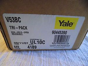 NEW/OLD Stock Yale V53BC Door Closer Non Hold Open Reversible Aluminum Finish