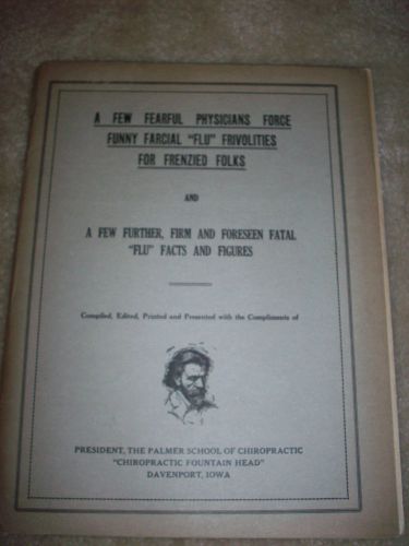 The Great Flu Pandemic 1918 1919 News BJ Palmer Bonus Historic Polio Film on DVD
