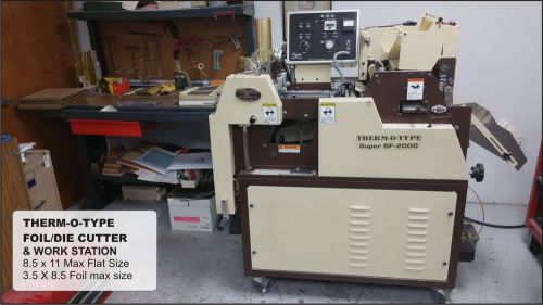 Therm-O-Type Super SF-200 Foil and Embossing Press