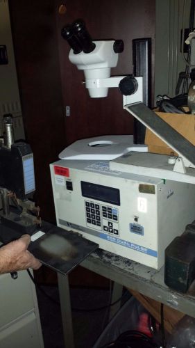 Unitek Equipment 250 Dual Pulse Resistance Welder Thin Line Weld Head Microscope