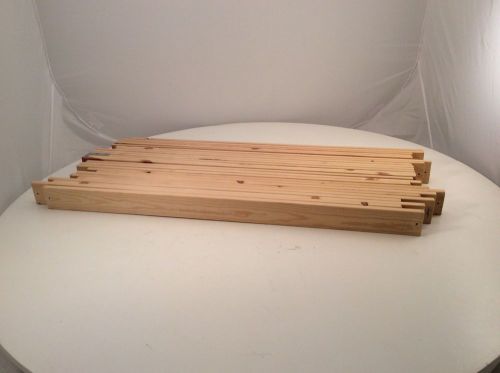 Lot Of 25 2x1x38&#034; Planks With Holes On Either End