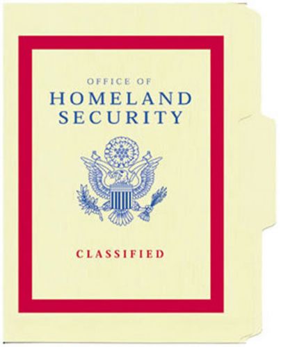 Homeland Security File Folder 5-Pack