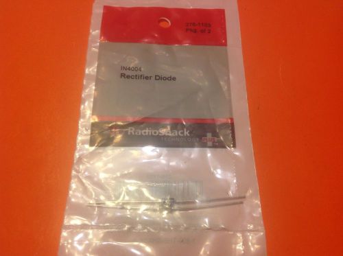 RadioShack 276-1103 1N4004 Rectifier Diode with free shipping!