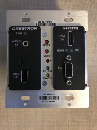 Crestron DM-TX-200-C-2G Wall Plate DigitalMedia 8G+ Transmitter 200