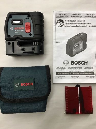 Bosch GPL5 Professional 5-Point Self-Leveling Alignment Laser 100ft* (S10009855)