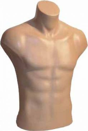 Male Torso Dress Form Mannequin Display Bust Nude (#5027)