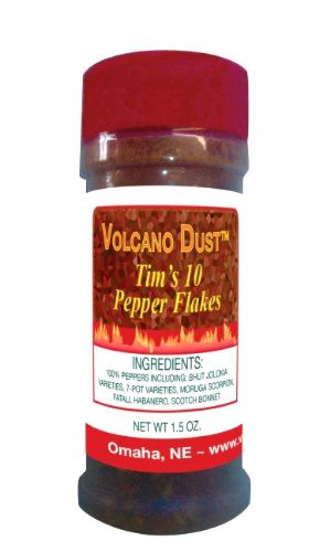 Volcano Dust - Tim&#039;s 10 Pepper Flakes, 1.5 oz.