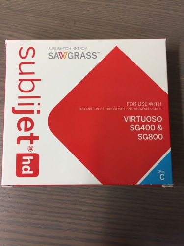 New Sealed Sawgrass Sublimation Ink For HD Virtuoso SG400/SG800 Cyan