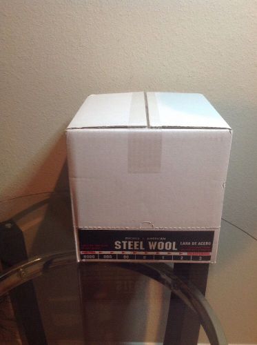 Case Homax Rhodes American Steel Wool Grade 0 Fine (6 bags of 16 pads) - NEW H9