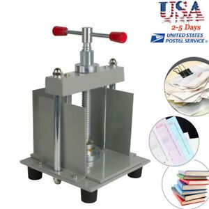 A4 size Manual Flat Paper Press Machine for Photo Book Invoices Nipping Machine