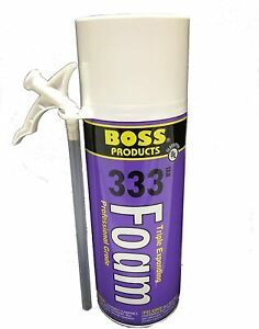 BOSS 333 Spray Foam in a can. Multiple bulk buy