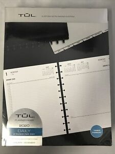 TUL 2020 Daily Planner Refill Pages Jan. - Dec. (2913187) 8.5&#034; x 11&#034; *NEW/OTHER