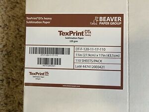 Beaver 11x17 For Cotton Sublimation Paper 110 Sheets