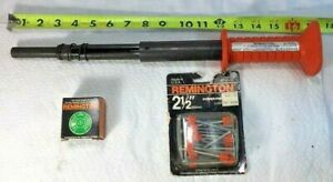 Remington Model 476 Powder Actuated Tool green level 3 charges nail gun