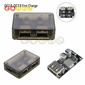 Buck USB Charging Module DC 6-32V 12V 24V to QC3.0 Fast Charge for Iphone