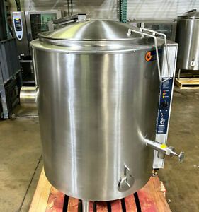 2018 Groen AH/1E-80 (80) gallon Nat Gas stationary kettle (Fully Refurbished)