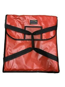 New Star Foodservice 50073 Insulated Pizza Delivery Bag, 18&#034; by 18&#034; by 5&#034;, Red
