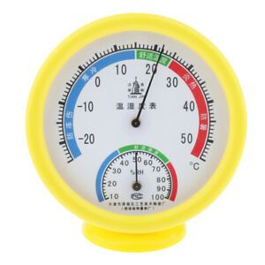 Round   Thermometer   Thermo   Hygrometer   Temperature   Humidity   Monitor