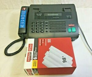 SHARP UX-105 Phone/Fax Machine &amp; Five (5) Rolls of Fax Paper