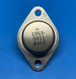 Agilent 1853-0411 Transistor PNP VCE-100V IC-12A PD-150W FT-4MHz silicon TO-3