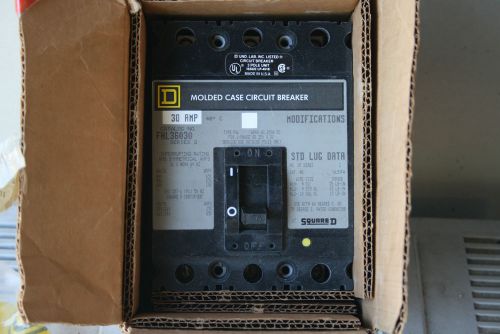 Square D. FHL36030 Circuit Breaker New in Box