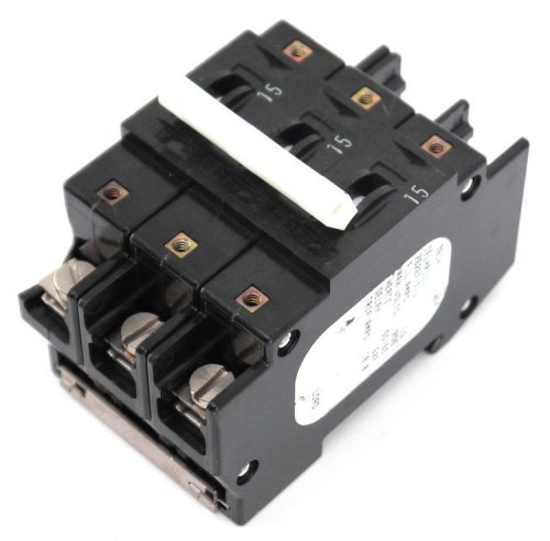 Airpax circuit breaker 3-pole 15-18.8a 250vac 62f delay ielhr111-26267-7-v for sale