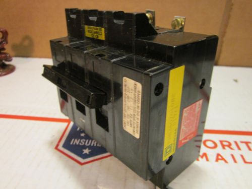 Square d ehb4 3 pole 70 amp 480y/277v ehb340701082 circuit breaker with shunt for sale