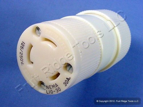 Hubbell bryant l10-30 locking connector l10-30r 30a 125/250v 71030nc for sale