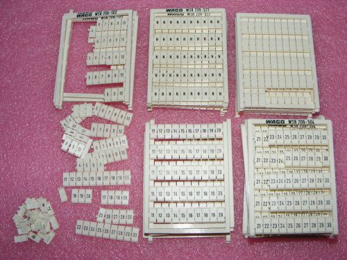 Large lot wago terminal block markers for sale