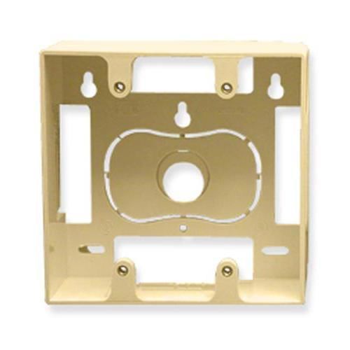 Icc ic107mrdiv mounting box, 2-gang, ivory for sale