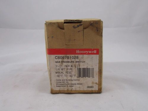 Honeywell C6097B1028 Gas Pressure Switch