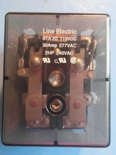 LINE ELECTRIC RELAY STA2D 110VDC WITH COVER