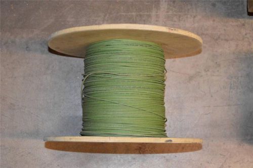 Western Electric Vintage Cloth Wire 18awg 1C Solid Green *Rare* 1000 ft