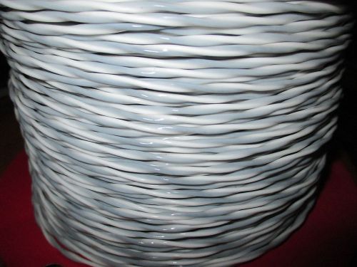 20 awg. 2 conductor spc type e90 1000ft black and white wires for sale