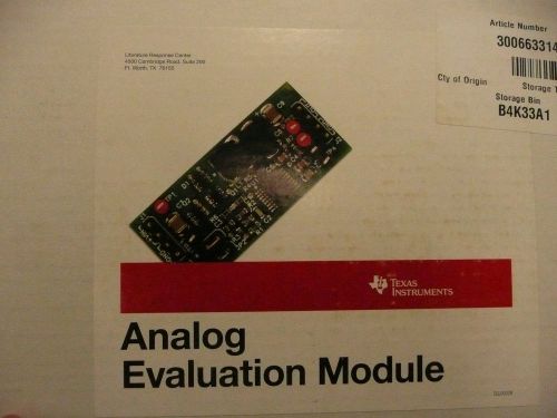 TI Analog Evalutaion Module         TPS62420EVM167