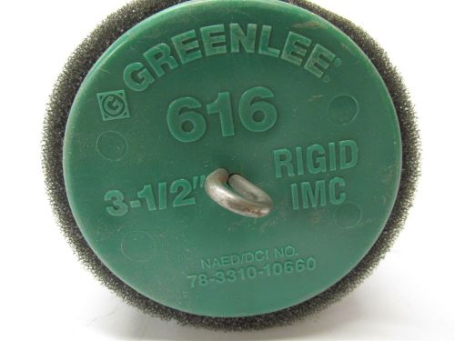 New 3 1/2&#034; greenlee conduit piston &#034;mouse&#034; # 616, for emc, imc, ridgid, pvc, for sale