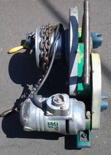 Used greenlee 640 puller tugger with chains for sale