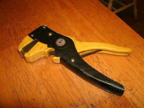 USED Automatic Cable Wire Stripper Crimper Stripping Cutter Tool Electrician