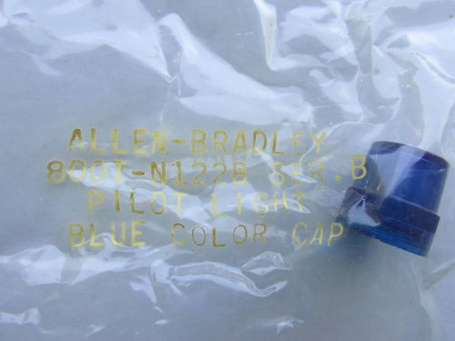 (5) Allen Bradley 800T-N122B Pilot Light &#034;Blue&#034; Color Caps NEW!! Free Shipping