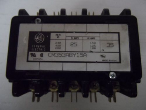 Reduced! GE CR353ABY15A 5 Pole 110/120 VAC Coil NEW