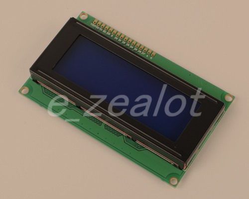 1pcs 204 20x4 2004 blue blacklight character lcd display module for sale