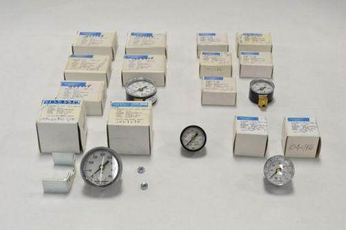 Lot 15 new ashcroft assorted 15w1005h 2w100th 20w1005h pressure gauge b204800 for sale